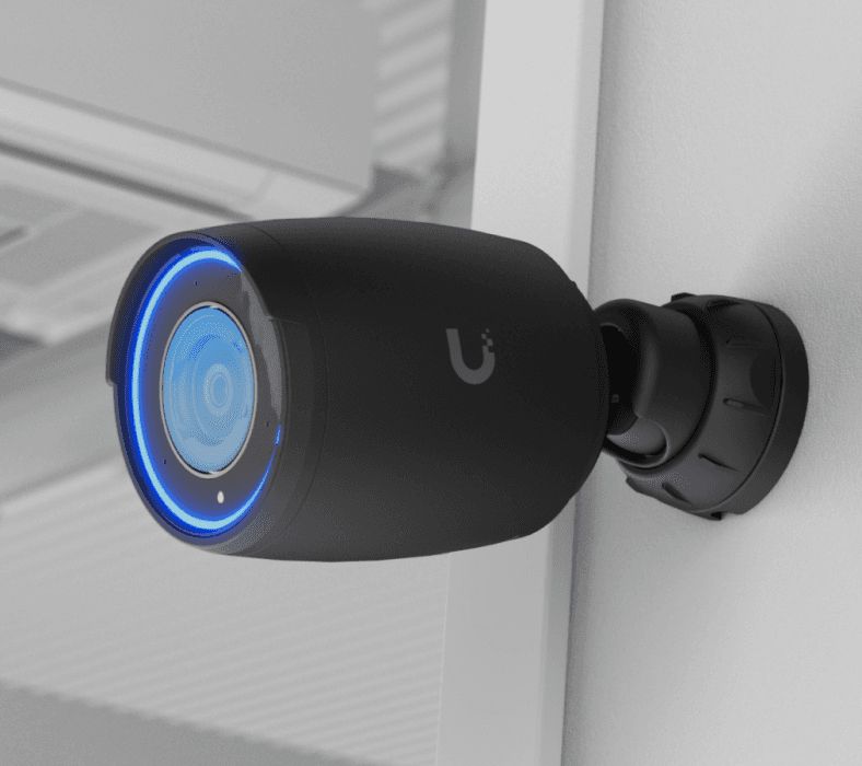 Ubiquiti UniFi AI Professional IP Security Camera - Indoor/Outdoor - Wired - 3840 x 2160 - Black