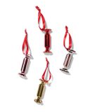 HEMA Christmas Decorations Hanging 19 X 10 X 4.5 Cm Glass Candy - 4 Pieces (red)