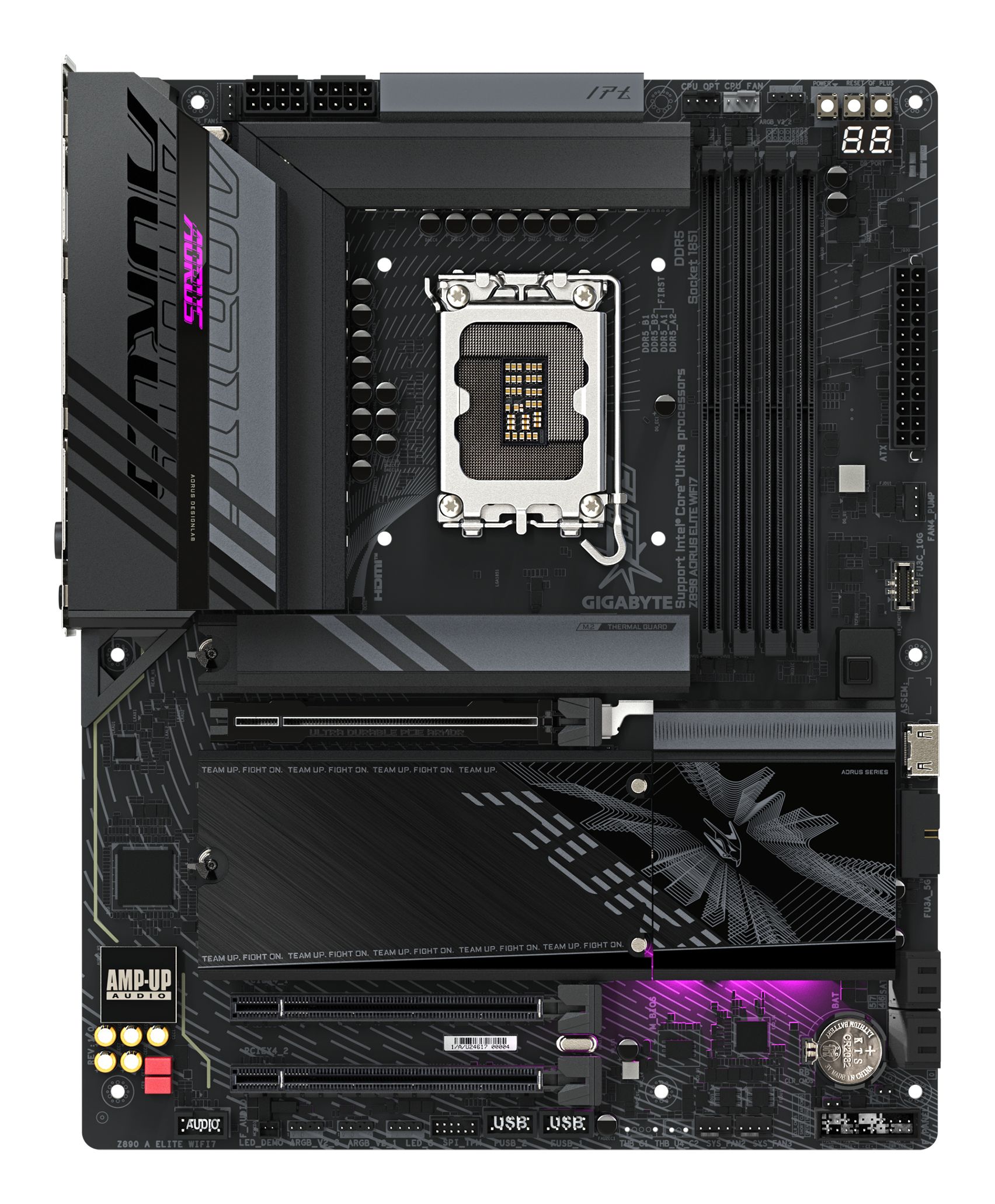 Gigabyte Z890 AORUS ELITE WIFI7 - Moederbord - Socket 1851 - DDR5 - ATX