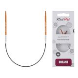 KnitPro Aiguilles effilées, pour tricot circulaire avec tous types de fils, jaune, 25 cm x 3 mm