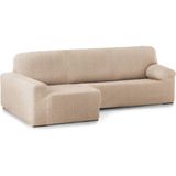 ECOMMERC3 Bankhoes chaise long, lange mouw links, zeer elastisch, dagelijkse bescherming en pasvorm, bankovertrek, chaise long, beige, ademend en economisch