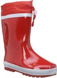 Playshoes Regenlaarzen met trekkoord Kinderen - Rood - Maat 32-33