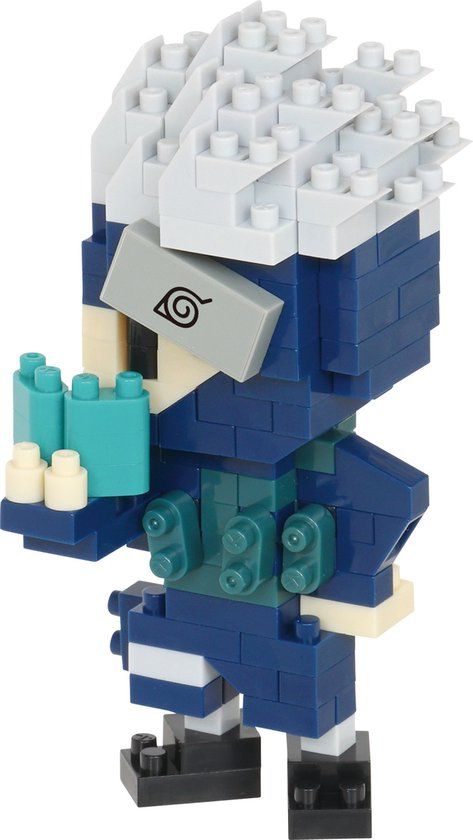Nanoblock Bandai Nanoblock Kakashi Hatake Naruto Shippuden Mini Brick Figure Building Set