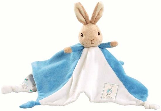 Trend Holland Knuffeldoekje beatrix potter peter rabbit blauw