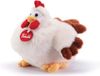 Trudi Kip Daisy Pluche Knuffel 19 cm Wit