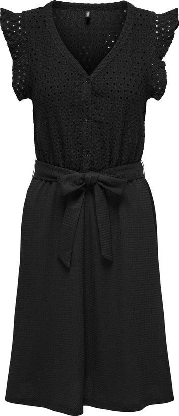 ONLY ONLELISA V-NECK DRESS - Black - Size S