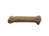 GLOREX 6 1860 227 - Jute koord, 4 mm dik, sterk gebreid touw, lengte 15 m, voor huis en tuin werkzaamheden, voor handwerk en decoraties