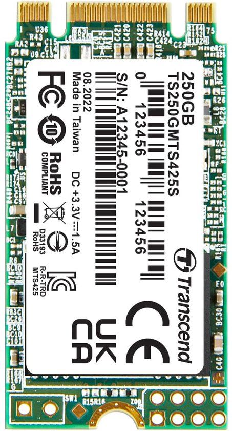 Transcend 425S 250 GB M.2 SATA III 3D NAND