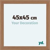 yd. Cadre photo 45x45 cm - MDF - Noyer Clair - Como