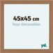 yd. Cadre photo 45x45 cm - MDF - Noyer Clair - Como