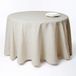 SARO LIFESTYLE Toscana tafelkleed van poly- en linnenmix zonder zoomstikrand, natuurlijk, 304,8 cm