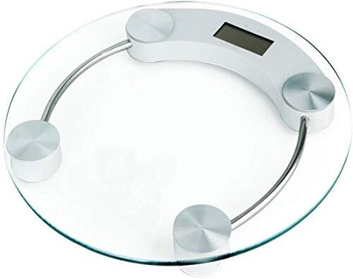 tempo di saldi Digitale elektronische personenweegschaal van glas met een draagkracht van 150 kg
