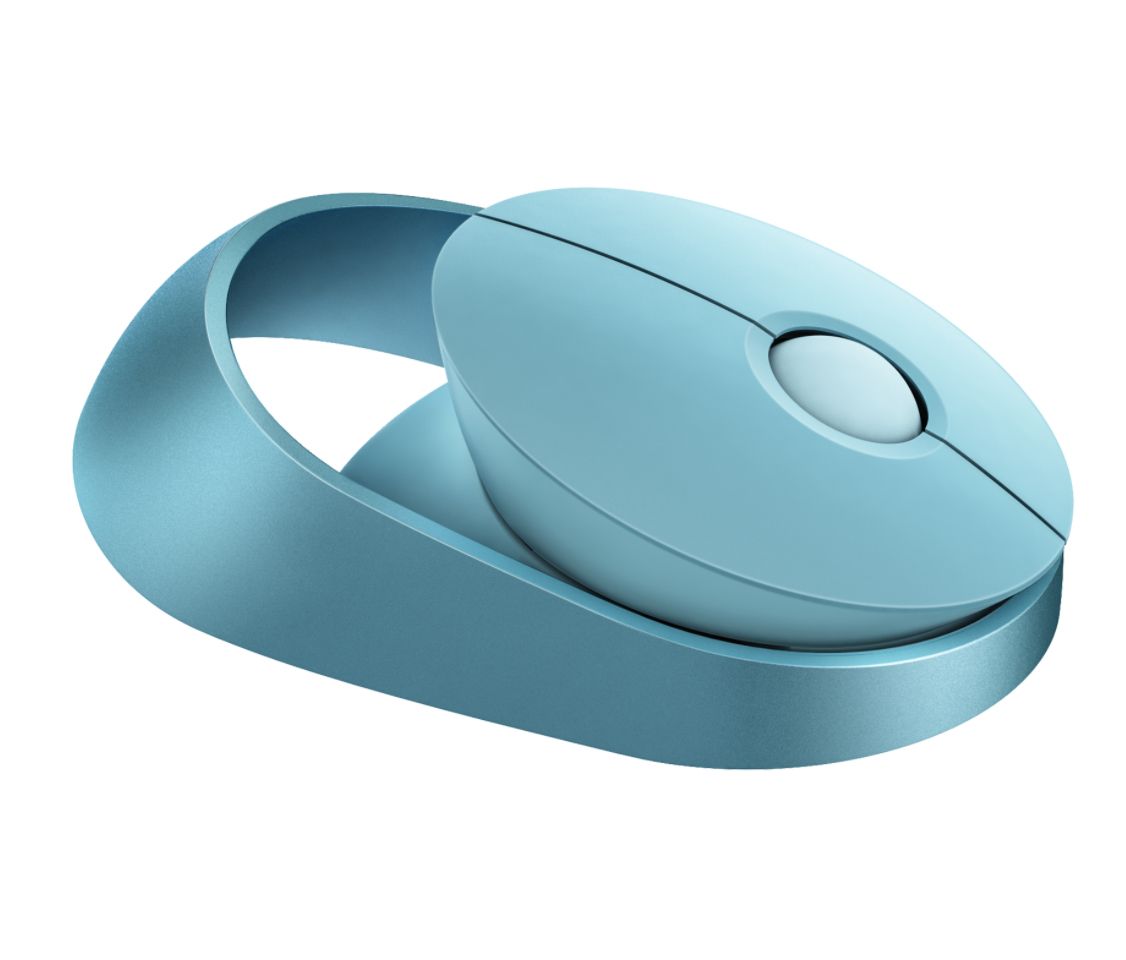 Rapoo Ralemo Air 1 - Draadloze muis - Bluetooth - Optisch - 1600 DPI - Blauw