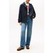 Tommy Hilfiger Trench-coat court en coton Desert Sky