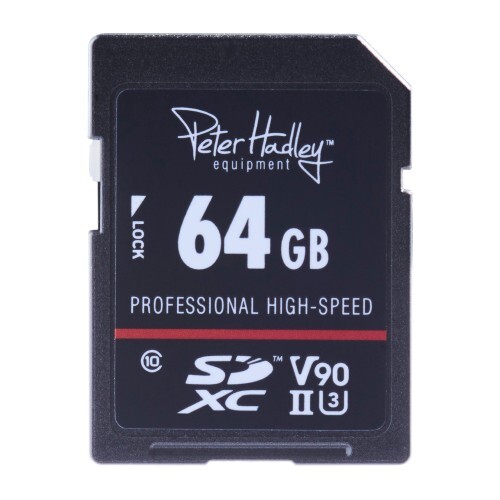 Peter Hadley 64GB SDXC Professional High Speed Class 10 UHS-2