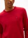 Tommy Hilfiger Heren Gebreide Trui Katoen Rood M