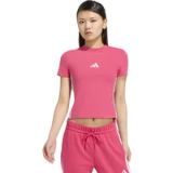 Adidas Essentials 3-Stripes Slank T-shirt voor dames