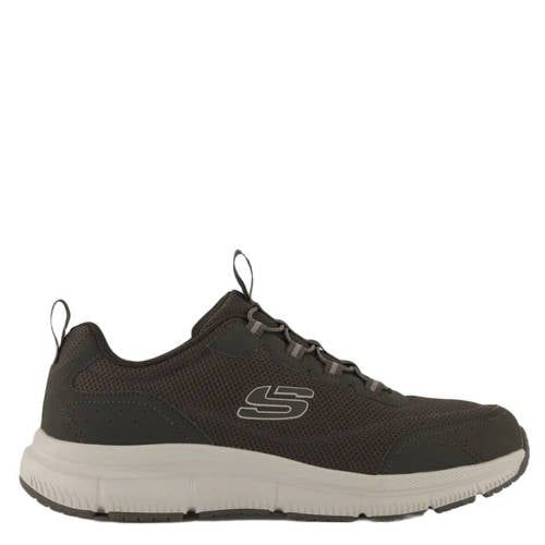 Skechers slip-on sneakers grijs