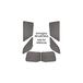 Lampa 18042 Privacy gordijnset, 6-delig, geschikt voor Skoda Octavia Wagon (05/13>05/20)