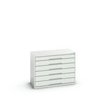 Bott Verso Schuifladenkast | 1050x550x800mm | 6 Laden | RAL 7035