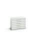 Bott Verso Schuifladenkast | 1050x550x800mm | 6 Laden | RAL 7035