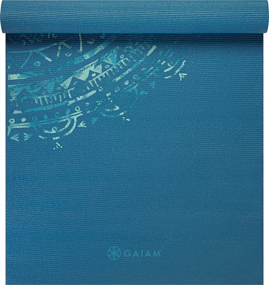 Gaiam Yoga Mat - 4 mm - Jade Mandala