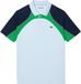 Lacoste Color Block Ultra Dry Heren Poloshirt Blauw/Groen/Marine S