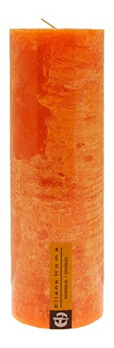 Eliana Home 433025 – Kaars Rustica Orange, 7 x 20 cm