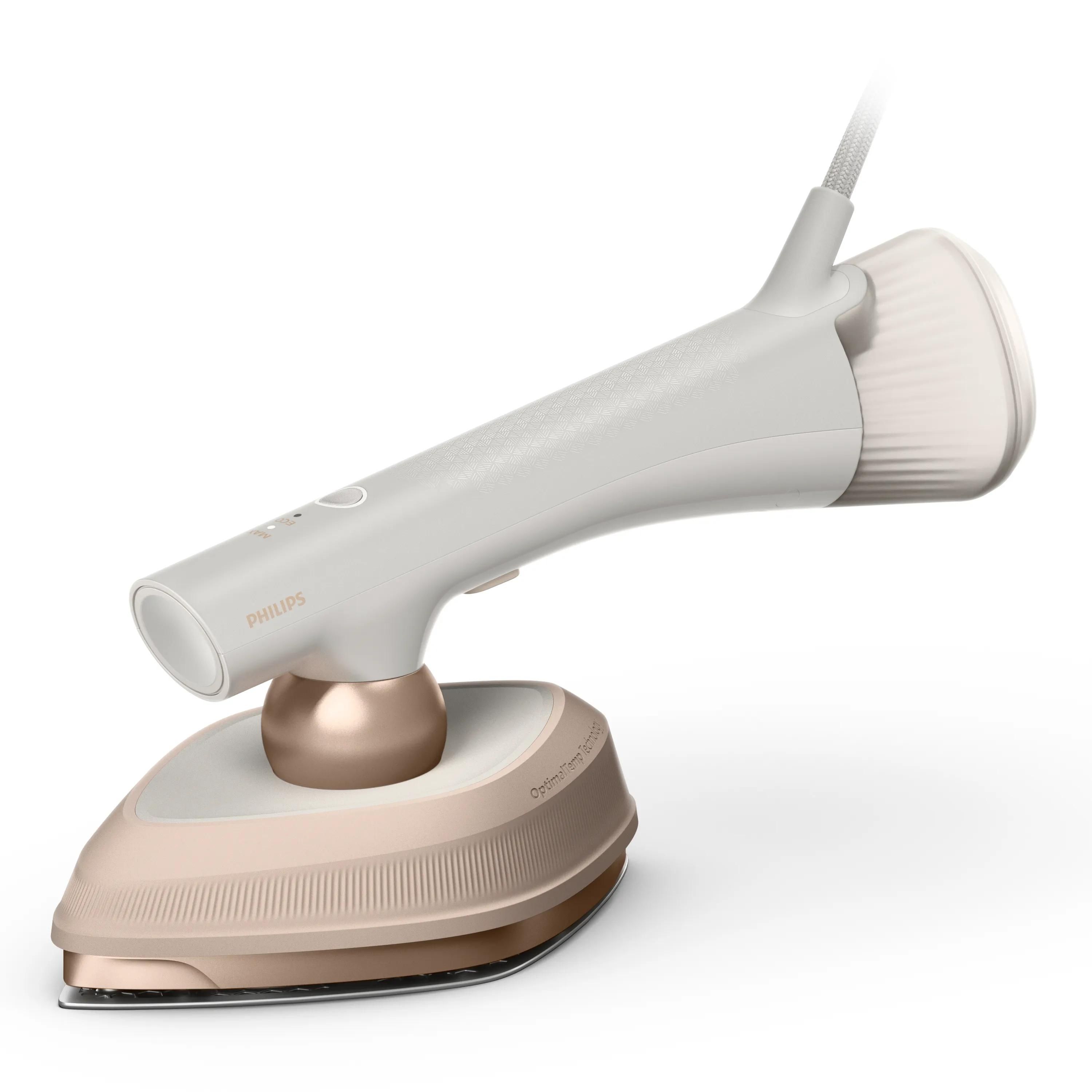 Philips OneTurn GC213/10 Hybride stoomstrijkijzer & kledingstomer - Wit