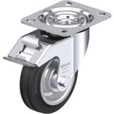 Blickle L-V 100R-FI Zwenkwiel met rem Wieldiameter: 100 mm Draagvermogen (max.): 70 kg 1 stuk(s)