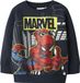 NAME IT Pull garçon NMMDION SPIDER NREG SWEAT UNB NOOS MAR - Navy Blazer - Taille 122/128