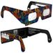 Absolute Eclipse: Lunettes de protection pour l'éclipse solaire - Lot de 2 - Design urbain - Adaptées aux adultes et aux enfants - ISO 12312-2 CE
