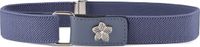 Ladeheid Kinderriem - Riem - Meisjes - Broekriem - Verstelbaar - Polyester - LA-TG-P15G - Jeans/Bloem - 62 cm x 2,5 cm