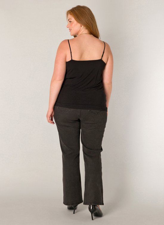 BASE LEVEL CURVY Yelina Tops - Black