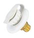 Valterra A01-0170LF wit 2-3/4" MPT loodvrije spoelbeugel waterinlaat