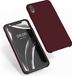 kwmobile Apple iPhone XR hoesje - TPU Back Cover - Wijnrood