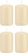 Trend Candles Bougies cylindriques/bougies troncs - set 16x - blanc crème - 5 x 8 cm - 18 heures de combustion