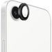 Blueo Film de protection pour caméra arrière Metal Frame pour Apple iPhone 17e / 16e, Verre trempé, Noir