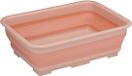 Alpina Wasmand/opbergmand opvouwbaar - kunststof - 12 Liter - zalmroze - 37 x 27 x 12 cm