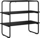 vidaXL Consoletafel Zwart eiken 60 x 41 x 75 cm Bewerkt hout