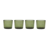 OYOY Kuki Verres à boire, Set de 4, Vert