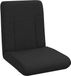 vidaXL Fauteuil réglable Noir Tissu