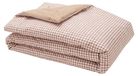 Duvet cover percale cotton plaid pattern 130x200 cm France