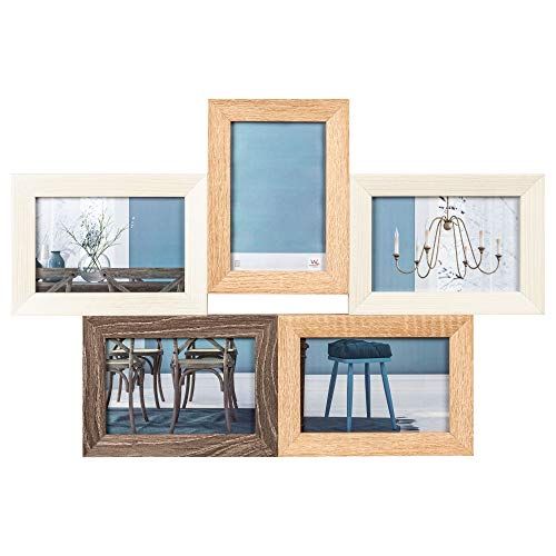 Walther Design Fiorito Houten Fotolijst - 5 foto's 10x15 cm - Kleurenmix