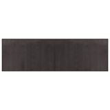 VidaXL Vloerkleed rechthoekig 60x200 cm bamboe donkerbruin