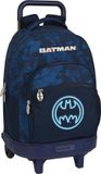 1489 Safta Schoolrugzak met Wielen Batman Legendary Marineblauw