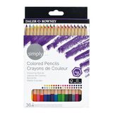 Daler Rowney Simply Kleurpotloden, 36 verschillende kleuren, 36 stuks
