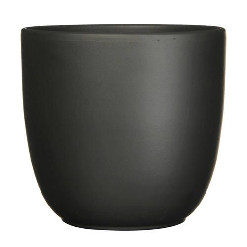 Mica Decorations bloempot - zwart - keramiek - 2022