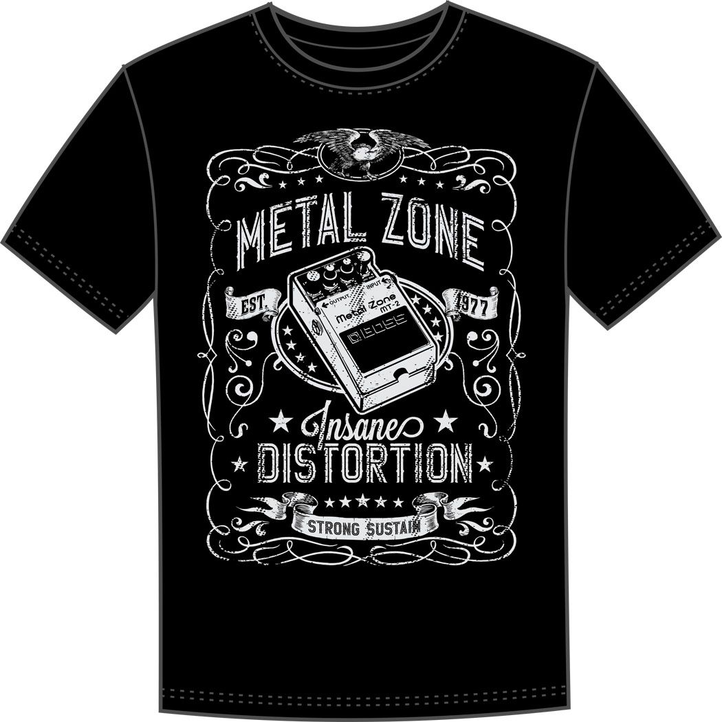 Roland MT-2 Metal Zone Pedal T-Shirt - 4957054222185