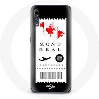 Maniacase Etui voor Huawei P20 Vliegticket Montreal Canada